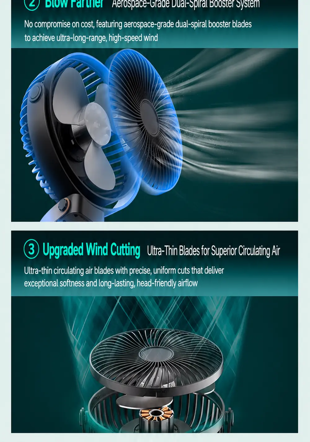 K18 Outdoor-Stativventilator – Produktdetail 6