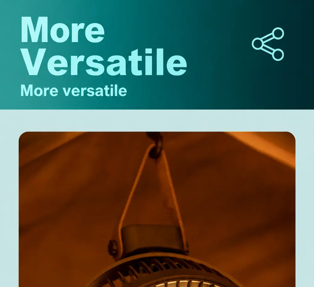 K18 Outdoor-Stativventilator – Produktdetail 17