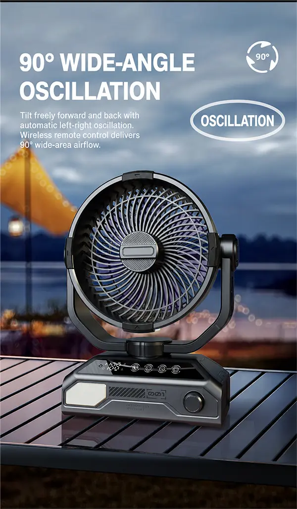S11 Ventilateur d’extérieur oscillant – détail du produit 7