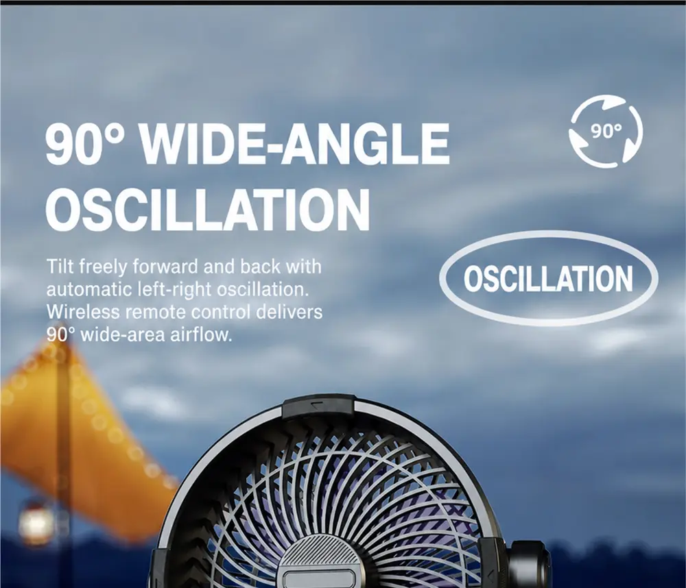 S11 Ventilateur d’extérieur oscillant – détail du produit 8