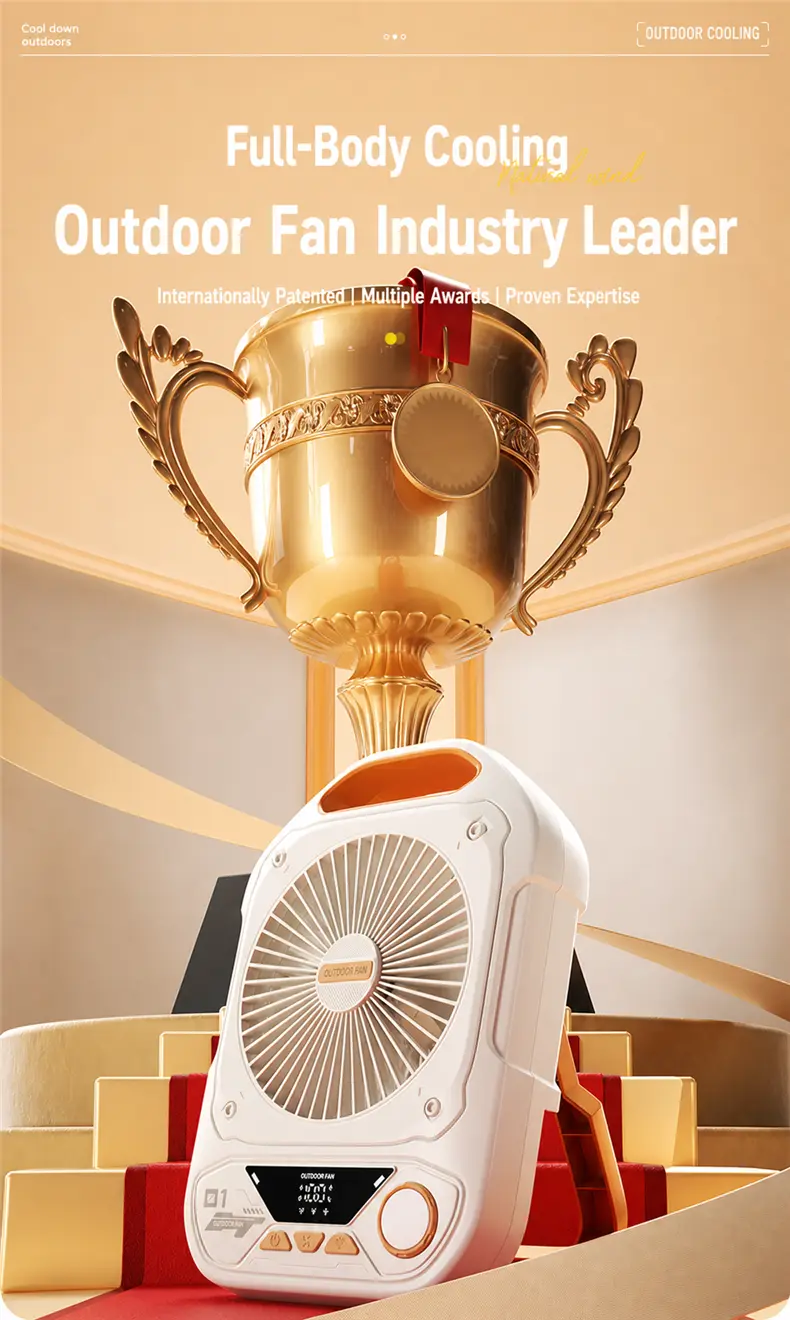 S9 Ventilatore portatile per esterni – dettaglio del prodotto 1