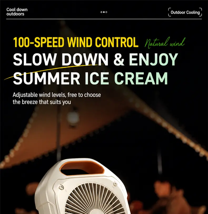 S9 Ventilatore portatile per esterni – dettaglio del prodotto 12