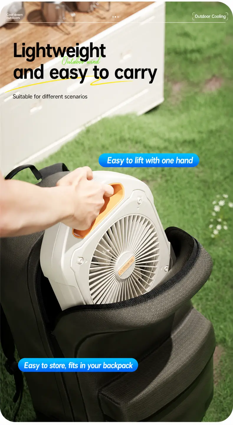 S9 Ventilatore portatile per esterni – dettaglio del prodotto 15