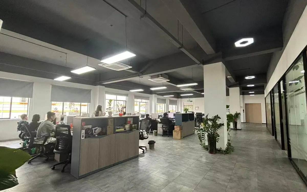 Modern office area of the company