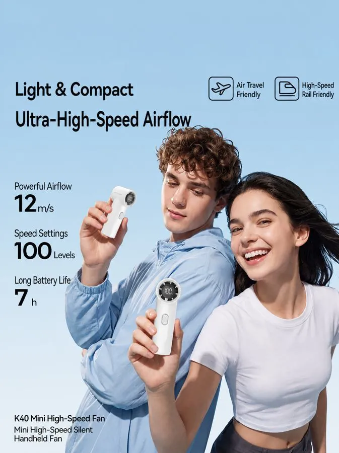 K40 Handheld Mini Fan thumbnail 4