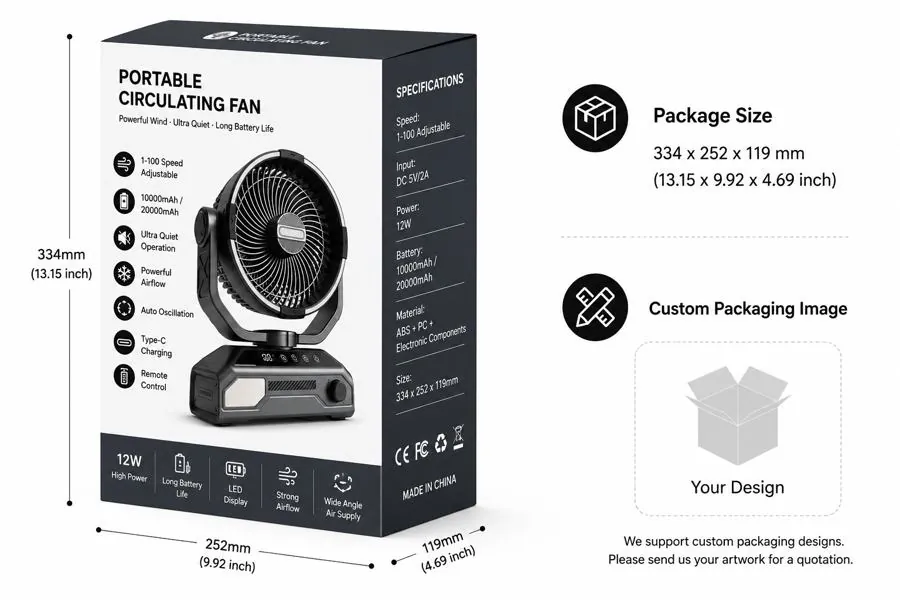 S11 Outdoor Oscillating Fan thumbnail 5