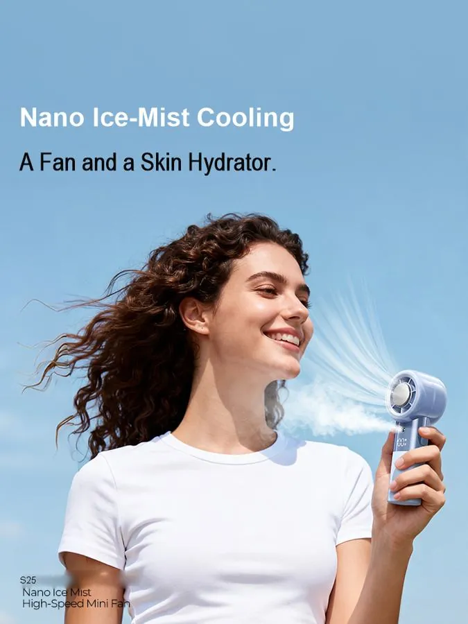 S25 Handheld Mist High-Speed Fan thumbnail 4
